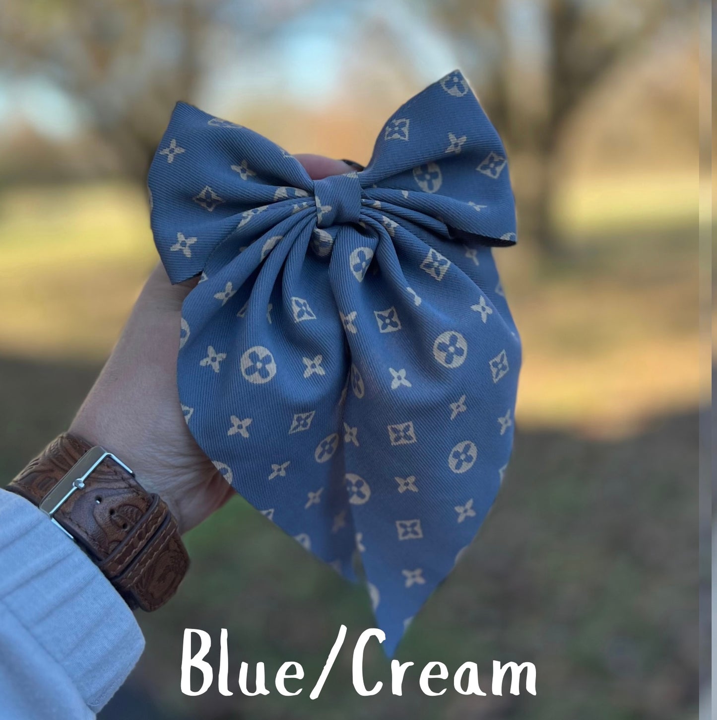 Inspired flowy bow