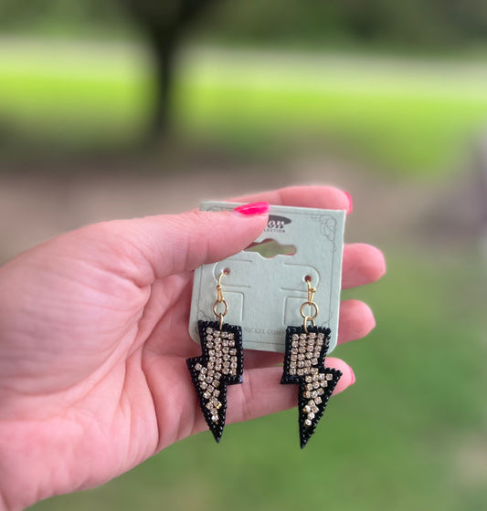 Bolt earrings