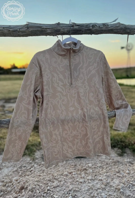 Dusty roads zip up pull over
